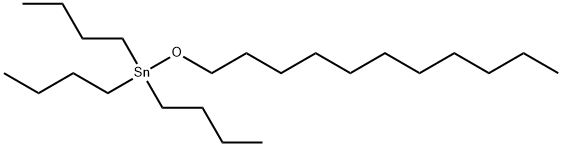 Tributyl(undecanoyloxy)stannane Struktur