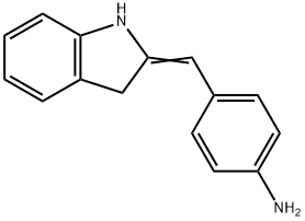 4-(1H-Indol-2(3H)-ylidenemethyl)aniline Struktur