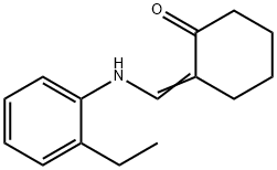 Cyclohexanone, 2-[[(2-ethylphenyl)amino]methylene]- (9CI) Struktur