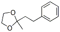 2-methyl-2-phenethyl-1,3-dioxolane Struktur