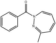 3-Methyl-1-benzoyl-(1H)-1,2-diazepine Struktur