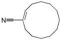 (E)-1-Cyclododecene-1-carbonitrile Struktur