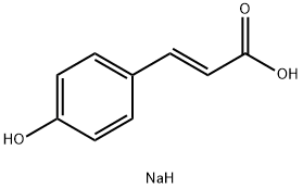 2-Propenoic acid, 3-(4-hydroxyphenyl)-, MonosodiuM salt, (2E)- Struktur