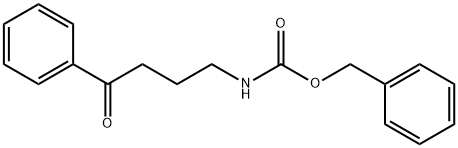 N-CBZ-4-aMino-1-phenylbutan-1-one Struktur