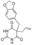 5-Allyl-5-piperonylbarbituric acid Struktur