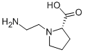 Proline, 1-(2-aminoethyl)- (9CI) Struktur