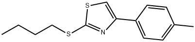 2-(Butylthio)-4-(4-methylphenyl)thiazole Struktur