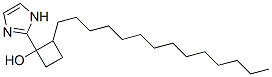 1-(1H-Imidazol-2-yl)-2-tetradecylcyclobutanol Struktur