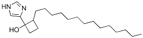 1-(1H-Imidazol-4-yl)-2-tetradecylcyclobutanol Struktur