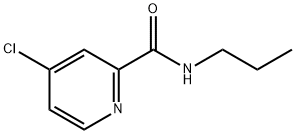 N-Propyl 4-chloropicolinaMide Struktur