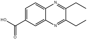 6-Quinoxalinecarboxylicacid,2,3-diethyl-(9CI) Struktur