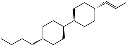 TRANS,TRANS-4''-BUTYL-4-PROPENYL-BICYCLOHEXYL Struktur