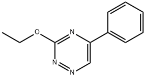 1,2,4-Triazine,3-ethoxy-5-phenyl-(9CI) Struktur