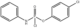 4-CHLOROPHENYL PHENYLPHOSPHORAMIDOCHLORIDATE Struktur