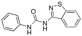 3-phenyl-1-(9-thia-8-azabicyclo[4.3.0]nona-1,3,5,7-tetraen-7-yl)urea Struktur