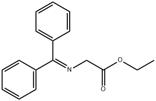 Ethyl N-(diphenylmethylene)glycinate Struktur