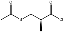 S-(3-chloro-2-methyl-3-oxopropyl) (S)-ethanethioate Struktur