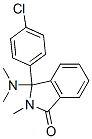 1H-Isoindol-1-one, 3-(4-chlorophenyl)-3-(dimethylamino) -2,3-dihydro-2-methyl- Struktur