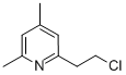 PYRIDINE,2-(2-CHLOROETHYL)-4,6-DIMETHYL- Struktur