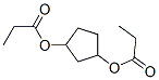 (3-propanoyloxycyclopentyl) propanoate Struktur