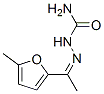 [1-(5-methyl-2-furyl)ethylideneamino]urea Struktur