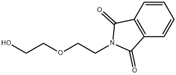 2-(2-(2-hydroxyethoxy)ethyl)isoindoline-1,3-dione Struktur