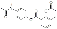 4-(acetylamino)phenyl 3-methyl-o-acetylsalicylate Struktur