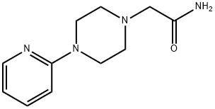 1-Piperazineacetamide, 4-(2-pyridinyl)- Struktur