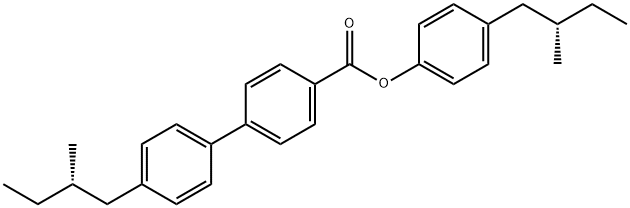 [S-(R*,R*)]-4-(2-methylbutyl)phenyl 4-(2-methylbutyl)[1,1'-biphenyl]-4-carboxylate Struktur