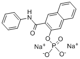 NAPHTHOL AS PHOSPHATE DISODIUM SALT Struktur