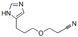 Propanenitrile,  3-[3-(1H-imidazol-5-yl)propoxy]- Struktur