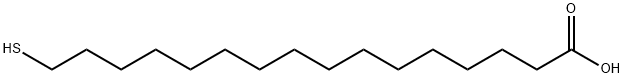 16-MERCAPTOHEXADECANOIC ACID Structure