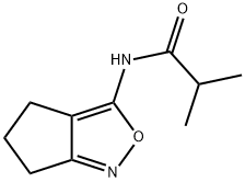 Propanamide, N-(5,6-dihydro-4H-cyclopent[c]isoxazol-3-yl)-2-methyl- (9CI) Struktur