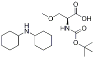 L-Serine, N-[(1,1-diMethylethoxy)carbonyl]-O-Methyl-, coMpd. with N-cyclohexylcyclohexanaMine (1:1) Struktur