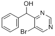 (5-Bromopyrimidin-4-yl)(phenyl)methanol Struktur