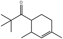 1-(2,4-dimethyl-3-cyclohexenyl)-2,2-dimethylpropan-1-one Struktur