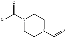 1-Piperazinecarbonylchloride,4-(thioxomethyl)-(9CI) Struktur