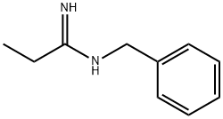 Propanimidamide,  N-(phenylmethyl)- Struktur