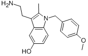 Hydroxindasol Struktur