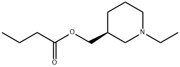 Butanoic acid, [(3S)-1-ethyl-3-piperidinyl]methyl ester (9CI) Struktur