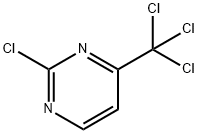 2-chloro-4-trichloromethyl-pyrimidine Struktur