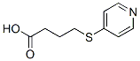 Butanoic acid, 4-(4-pyridinylthio)- (9CI) Struktur