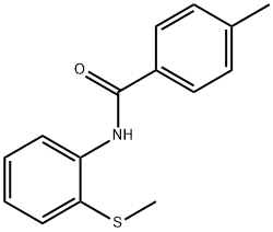 Benzamide, 4-methyl-N-[2-(methylthio)phenyl]- (9CI) Struktur