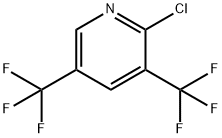 2-CHLORO-3,5-BIS(TRIFLUOROMETHYL)PYRIDINE Struktur