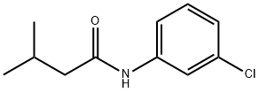 ButanaMide, N-(3-chlorophenyl)-3-Methyl- Struktur