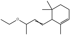 6-(3-エトキシ-1-ブテニル)-1,5,5-トリメチルシクロヘキセン 化學(xué)構(gòu)造式