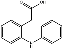 2-ANILINOPHENYLACETIC ACID Struktur