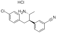 Benzonitrile, 3-[(1R,2R)-2-amino-1-[(4-chlorophenyl)methyl]propyl]-, monohydrochloride, rel- (9CI) Struktur