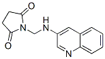 Succinimide, N-(3-quinolylaminomethyl)-, Struktur