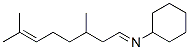 N-(3,7-Dimethyl-6-octen-1-ylidene)cyclohexylamine Struktur